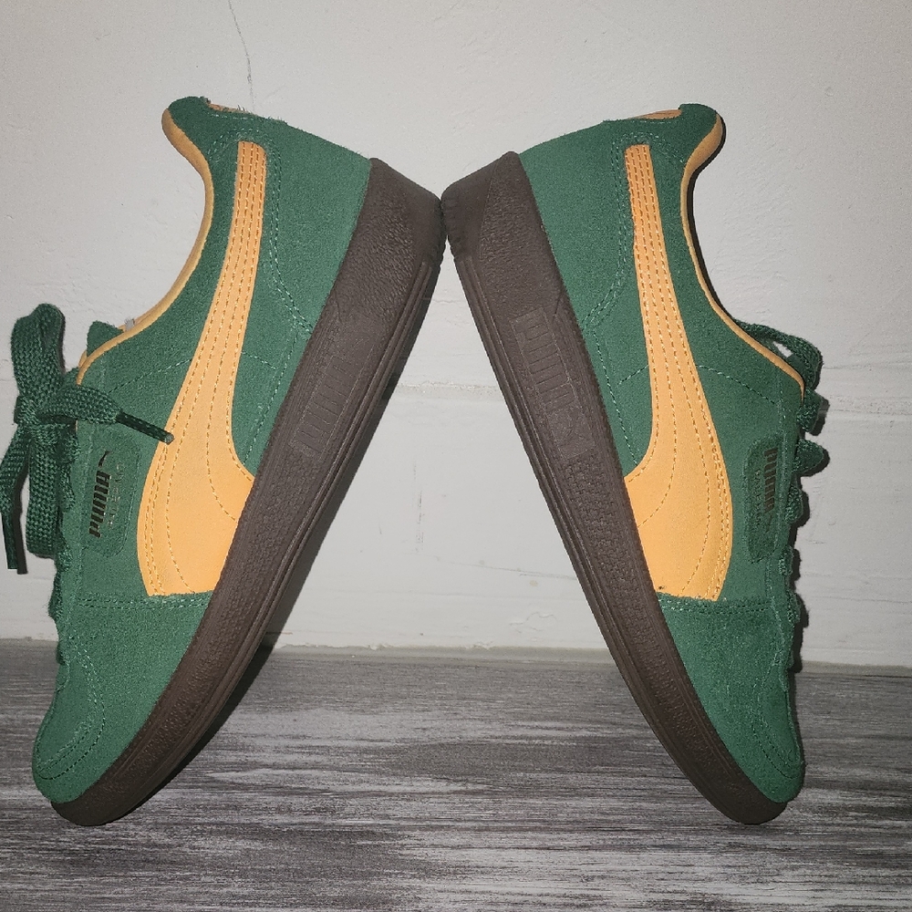 Green and Yellow Sneakers